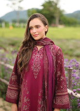 Xenia Luxury Embroidered Lawn 3 Piece Unstitched Suit XE25LL D-XF-958 STERLING